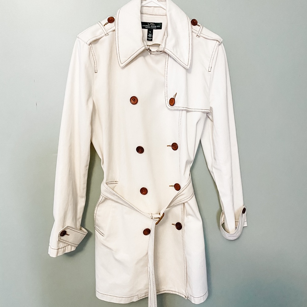 Off white Ralph Lauren trench coat Extra Large